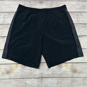 Lululemon black and gray shorts